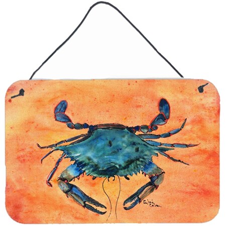 Carolines Treasures Crab Indoor Aluminium Metal Wall Or Door Hanging Prints 8097DS812